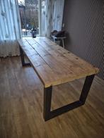 Eethoektafel 200x86 in goede staat, Overige houtsoorten, Gebruikt, 200 cm of meer, Vijf personen of meer