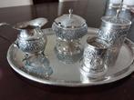 Vintage dienblad met toebehoren, Antiek en Kunst, Antiek | Goud en Zilver, Ophalen