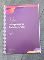 Interpersonal Relationships - Athena Summary, Ophalen of Verzenden, Zo goed als nieuw, WO, Radboud University