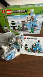 Lego 21243 Minecraft Ijsbergtoppen, Ophalen of Verzenden, Zo goed als nieuw