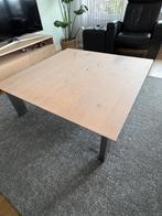 Houten salontafel, Huis en Inrichting, Tafels | Salontafels, Ophalen, Vierkant, Zo goed als nieuw, Modern