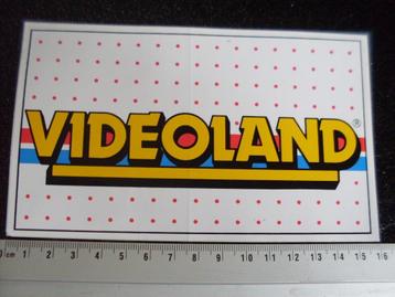 sticker videoland logo beschikbaar voor biedingen