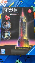 3D puzzel empire State building Night Edition, Ophalen of Verzenden, Zo goed als nieuw