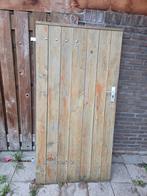 Poort met slot, Gebruikt, 100 tot 150 cm, Ophalen of Verzenden, Draaipoort