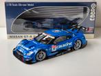1:18 Ebbro Nissan GT-R Calsonic Super GT #15 Okoyama 2015, Ophalen of Verzenden, Zo goed als nieuw, Auto, Overige merken
