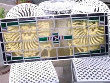 Glas in lood panelen (stelletje) beschikbaar voor biedingen