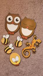 Leuke decoratie voor kinderkamer. Dik kunststof figuurtjes, Ophalen of Verzenden, Nieuw