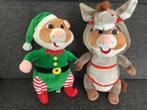 Kerst elf kerstelf hamster efteling ezel AH pluche knuffel, Ophalen of Verzenden, Overige typen