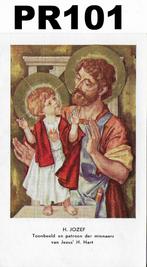 Pr101 prentje h. Jozef toonbeeld en patroon der minnaars, Verzamelen, Ophalen of Verzenden, Zo goed als nieuw, Boek