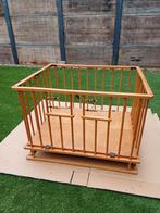 Antieke inklapbare houten baby box met telraam, Kinderen en Baby's, Boxen, Ophalen of Verzenden