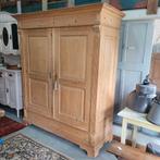 Brocante vintage oude grenen brede diepe demontabele kast, Ophalen