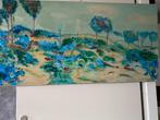 Landschap, Antiek en Kunst, Kunst | Schilderijen | Abstract, Ophalen of Verzenden