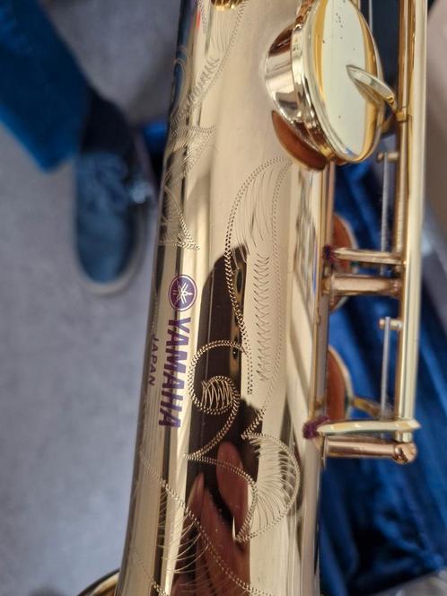 Yamaha Sopraan Saxofoon YSS 62 met koffer, Purple logo., Muziek en Instrumenten, Blaasinstrumenten | Saxofoons, Gebruikt, Sopraan