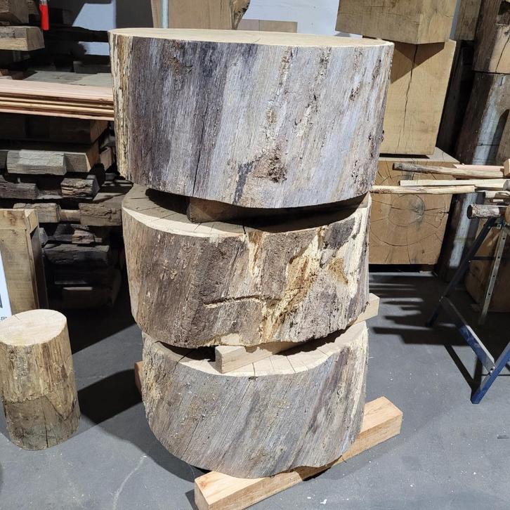 Opruiming partijen hout, Doe-het-zelf en Verbouw, Hout en Planken, Zo goed als nieuw, Plank, Eiken, 300 cm of meer, 50 mm of meer