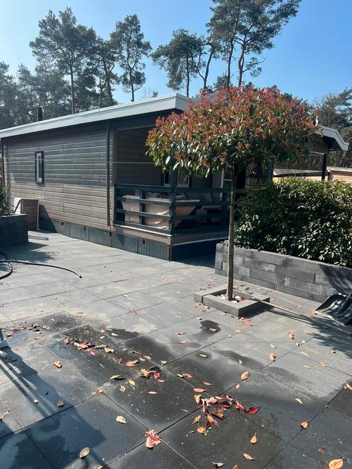 Dubbel chalet 80m3, Caravans en Kamperen, Stacaravans, tot en met 4, Ophalen
