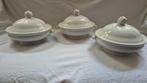 3 Terrines model Porselein Petrus Regout, Ophalen of Verzenden