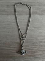 Vivienne westwood skull necklace, Ophalen of Verzenden, Zo goed als nieuw, Zilver, Overige materialen