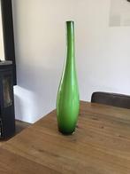 Glazen vass, Ophalen, 50 tot 75 cm, Groen, Glas