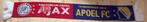 Ajax - Apoel FC sjaal 10-12-2014 NIEUW, Ophalen of Verzenden, Nieuw, Ajax, Vaantje of Sjaal