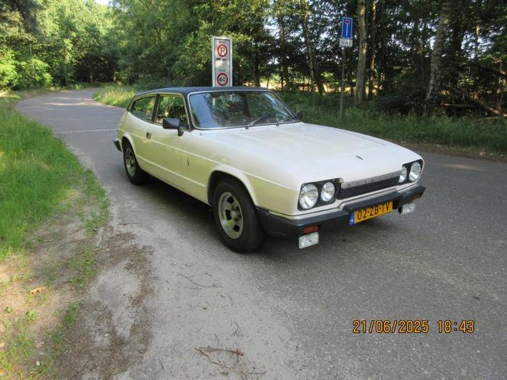 Reliant Scimitar 3.0 GTE Overdrive 1979 Wit,  oldtimer., Auto's, Overige Auto's, Particulier, Lichtmetalen velgen, Mistlampen