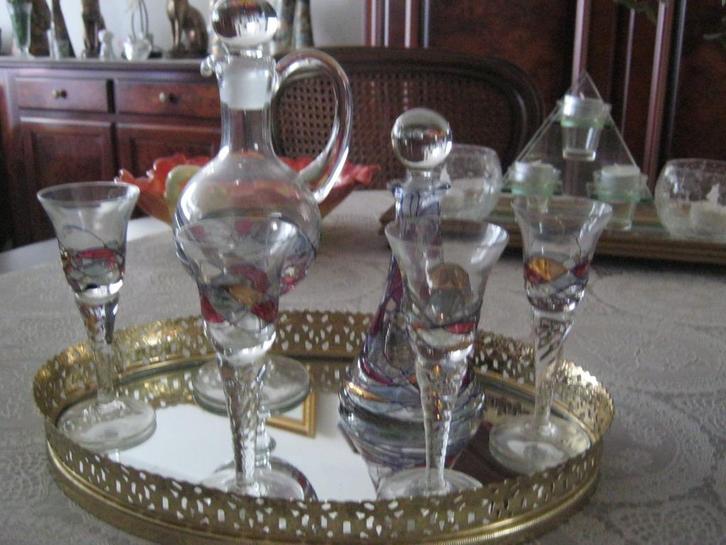diversen glas en kristal voorwerpen  ( moet deze week weg), Verzamelen, Glas en Borrelglaasjes, Zo goed als nieuw, Overige typen