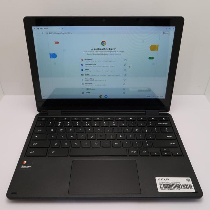 Prowise 360 G1 Chromebook Qualcomm/4GB/32GB/Touch, Computers en Software, Chromebooks, Zo goed als nieuw