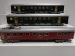 Marklin 4066+4066+4068 SBB rijtuigen 3x (H0)., Wisselstroom, Gebruikt, Wagon, Ophalen of Verzenden