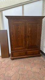 Houten Wandkast met Legplanken, Huis en Inrichting, Ophalen, Gebruikt, 150 tot 200 cm, Eikenhout
