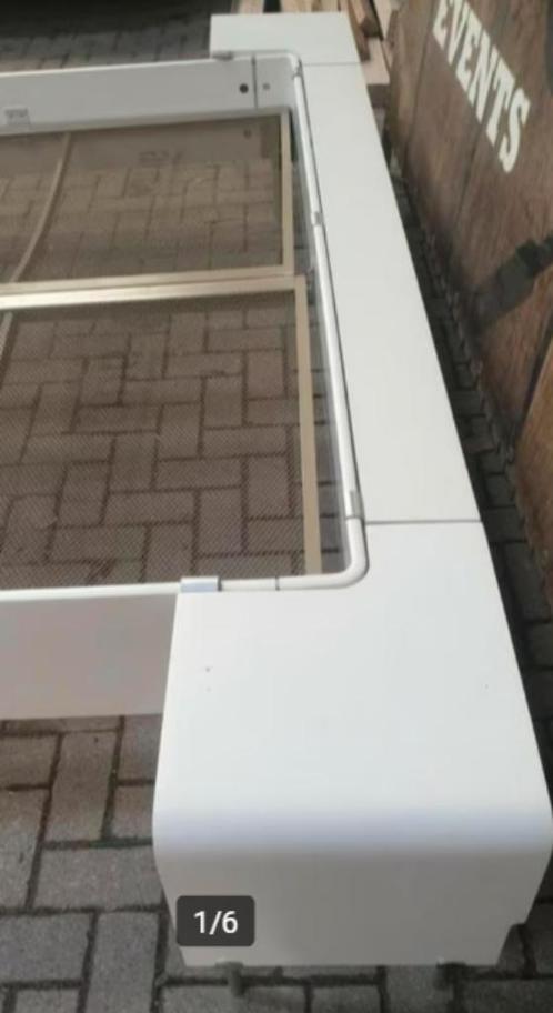 auping auronde achterelement met nachtkastjes, Huis en Inrichting, Slaapkamer | Bedden, Zo goed als nieuw, Tweepersoons, 180 cm