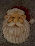 Zeer uniek en oud kerstman hoofd van papier mache - 82 cm!, Diversen, Kerst, Ophalen, Zo goed als nieuw
