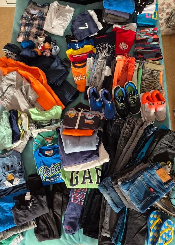 Jongenskleding Maat 134-140 - Compleet Pakket!, Kinderen en Baby's, Kinderkleding | Kinder-kledingpakketten, Maat 134, Ophalen