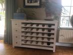 Wijnkast, Huis en Inrichting, Woonaccessoires | Wijnrekken, Ophalen, Gebruikt, Hout, 75 cm of meer
