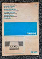 Originele gebruiksaanwijzing Philips GF660, Gebruikt, Ophalen of Verzenden