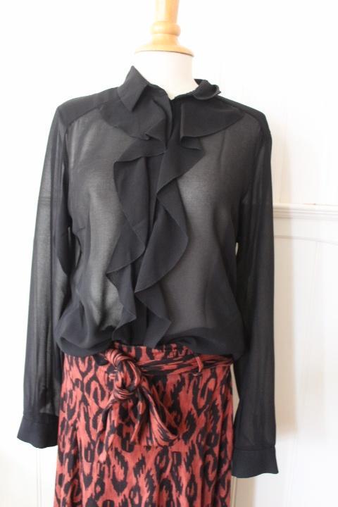 blouse van EXPRESSO maat 38, Kleding | Dames, Blouses en Tunieken, Zo goed als nieuw, Maat 38/40 (M), Zwart, Ophalen of Verzenden