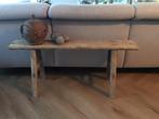 Mooi oud sober origineel bankje, Huis en Inrichting, Tafels | Sidetables, Ophalen of Verzenden, Zo goed als nieuw, 25 tot 50 cm