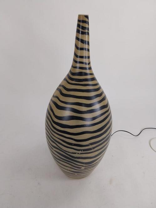 Zebra Vloerlamp - Glasvezel - 80cm, Huis en Inrichting, Lampen | Vloerlampen, Gebruikt, Minder dan 100 cm, Kunststof, Ophalen
