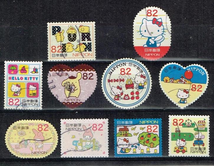 Postzegels uit Japan - K 5210 - Sanrio-figuren, Postzegels en Munten, Postzegels | Azië, Gestempeld, Oost-Azië, Verzenden
