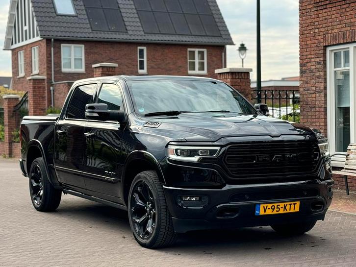Dodge Ram 1500 LIMITED BLACK NIGHT EDITION 4X4 LPG V8 AUTO, Auto's, Dodge, Particulier, RAM 1500, 360° camera, 4x4, ABS, Achteruitrijcamera