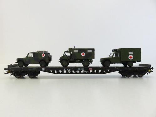 Marklin H0 OVP 47015 4MFOR 3 Hospitaal wagens, Platte wagen, Hobby en Vrije tijd, Modeltreinen | H0, Nieuw, Wagon, Wisselstroom