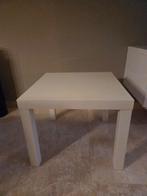Ikea Lak bijzettafel wit, Overige materialen, Vierkant, 55 tot 75 cm, Zo goed als nieuw