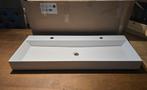 Nieuwe dubbele wastafel - 100x40 cm, Ophalen, 100 tot 150 cm, Nieuw, Wasbak of Wastafel
