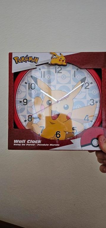 Pikachu Wandklok - Nieuw in Verpakking! beschikbaar voor biedingen