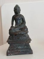 Thailand Tibet bronzen ? Boeddha beeld op lotus bloem, Antiek en Kunst, Ophalen of Verzenden