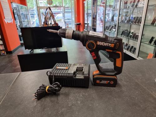 Worx WX390 Boorhamer | Incl accu en oplader, Doe-het-zelf en Verbouw, Gereedschap | Boormachines, Gebruikt, Boor- en/of Breekhamer