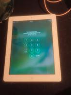 iPad A1460 - Barst in glas, werkt nog prima!, Computers en Software, Apple iPads, Gebruikt, Apple iPad, Wit, 16 GB