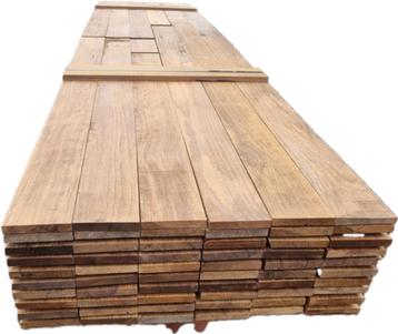 Hardhouten planken geschaafd 2.2x14.5 cm - nr: HP37 beschikbaar voor biedingen