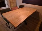 Boomstam Eettafel, Ophalen, Gebruikt, 50 tot 100 cm, Vijf personen of meer