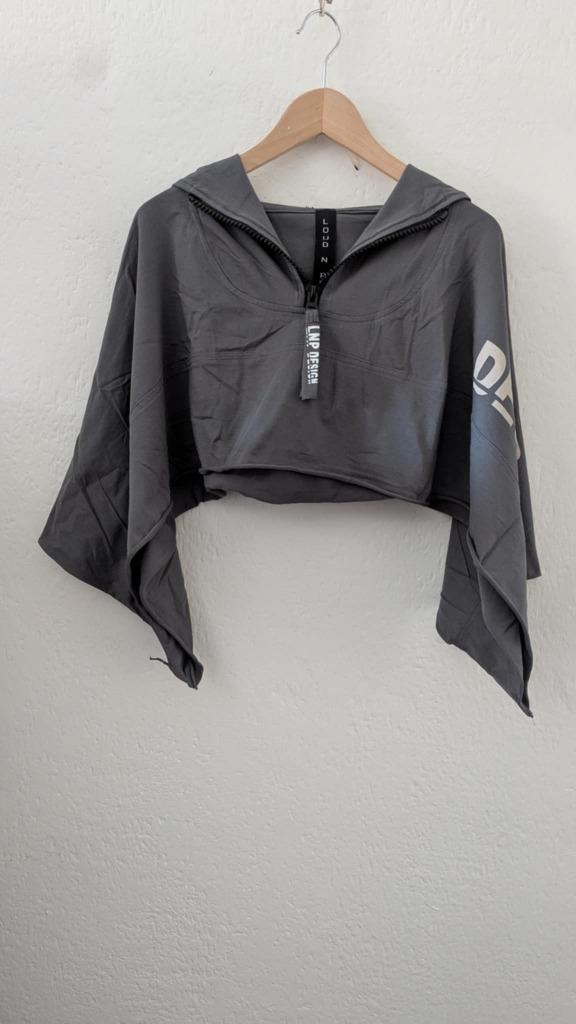 Oversized korte trui, Kleding | Dames, Grote Maten, Zo goed als nieuw, Shirt of Top, Grijs, Ophalen of Verzenden