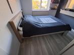 Steigerhouten bed 140/210, Ophalen, Steigerhout, Tweepersoons, 140 cm