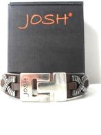 Nieuwe Josh heren armband, Verzenden, Nieuw, Bruin, Leer